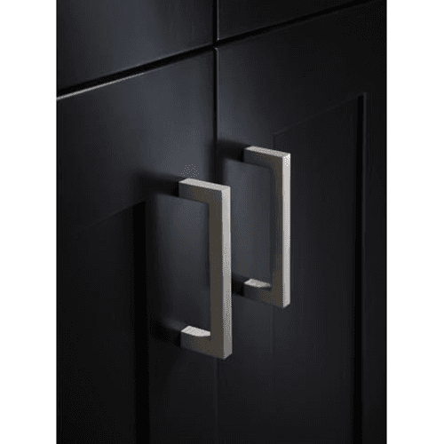 Minimalistic Nouveau 12-5/8" Square Bar Pull in Flat Black