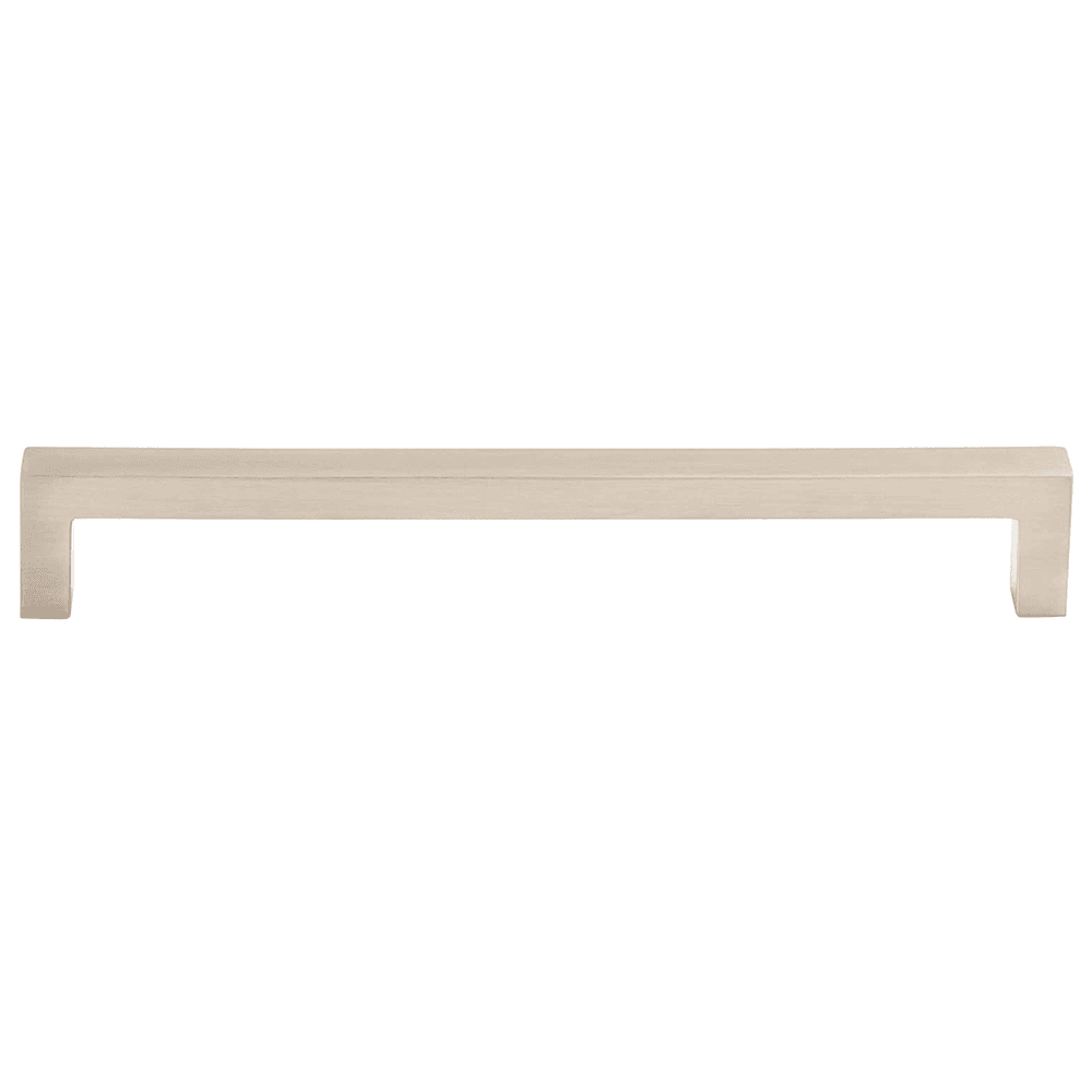 7-9/16" Asbury Square Bar Pull in Brushed Satin Nickel