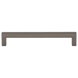 Contemporary Ash Gray Square Bar Pull from Top Knobs