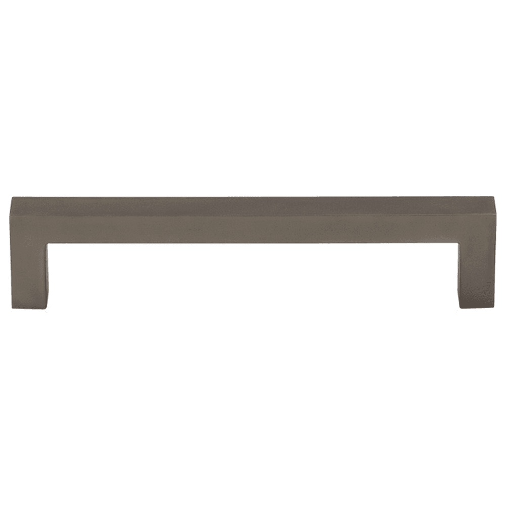 Contemporary Ash Gray Square Bar Pull for Decorative Collection by Top Knobs