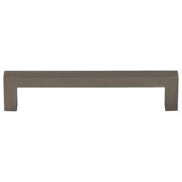 Contemporary Ash Gray Square Bar Pull for Decorative Collection by Top Knobs