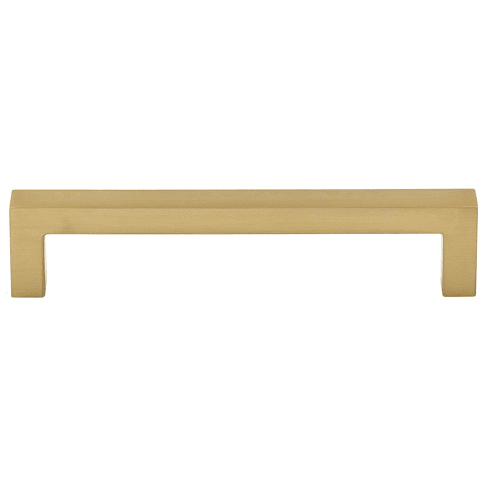 Contemporary 5-1/16" Honey Bronze Square Bar Pull from Top Knobs