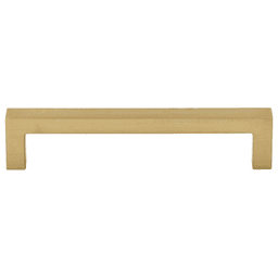 Contemporary 5-1/16" Honey Bronze Square Bar Pull from Top Knobs