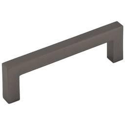 Nouveau Square Bar Pull in Tuscan Bronze for Modern Cabinetry