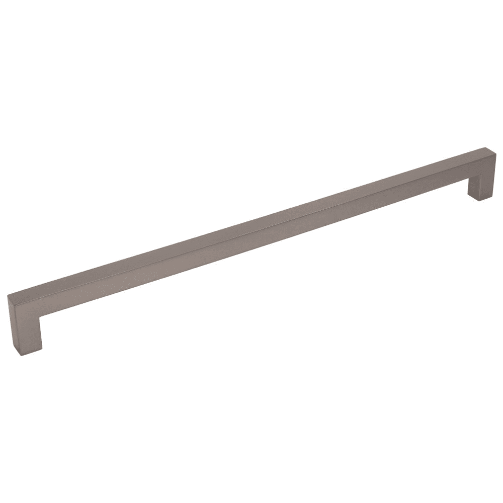 Contemporary Flat Black Square Bar Pull for Cabinets - Top Knobs