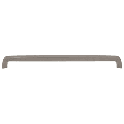 Contemporary Ash Gray Tapered Bar Pull from Top Knobs