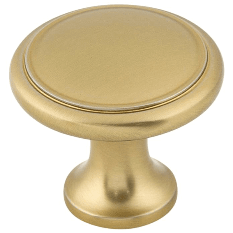 1-1/8" Nouveau Ringed Knob in Honey Bronze finish by Top Knobs - Contemporary style