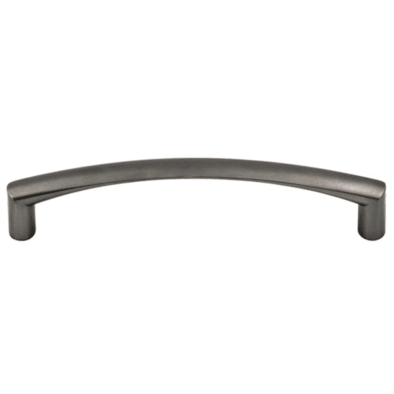 Contemporary 5-1/16" Nouveau Crescent Griggs Pull in Ash Gray finish from Top Knobs