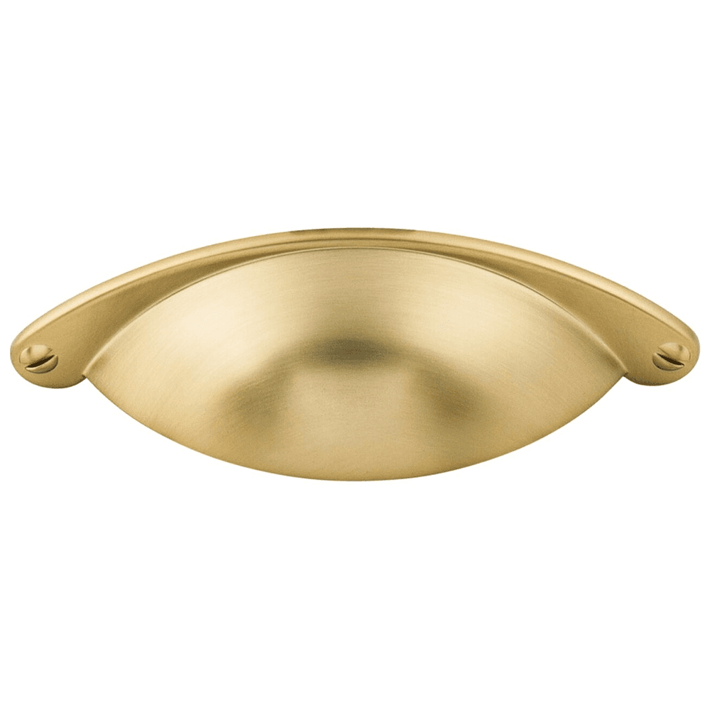 2-1/2" Somerset Arendal Cup Pull in Honey Bronze finish from Top Knobs decorative collection
