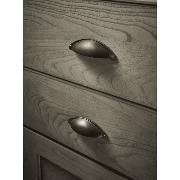 Traditional and Transitional style cup pull from Top Knobs Somerset collection