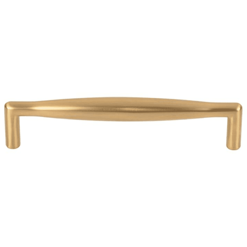 Contemporary Honey Bronze Fluted Handle Pull from Top Knobs