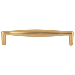 Contemporary Honey Bronze Fluted Handle Pull from Top Knobs