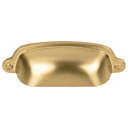 2-9/16" Dakota Charlotte Cup Pull in Honey Bronze by Top Knobs - Traditional and Transitional Style