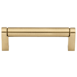 Contemporary 3-3/4" Pennington Bar Pull in Honey Bronze finish from Top Knobs collection