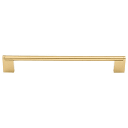 8-13/16" Princetonian Bar Pull in Honey Bronze finish by Top Knobs