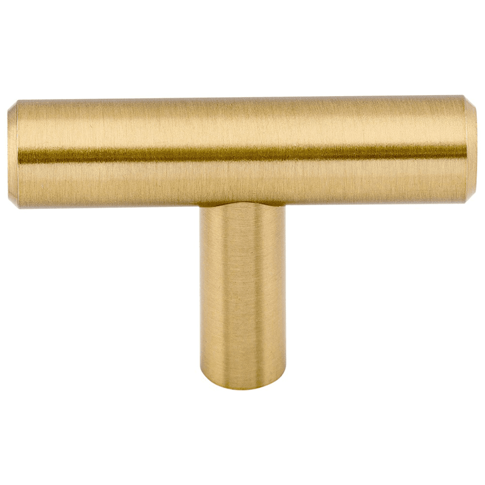 Contemporary 2" Hopewell T-Handle Knob in Honey Bronze by Top Knobs
