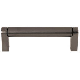 3-3/4" Pennington Bar Pull in Ash Gray finish by Top Knobs - Contemporary Style
