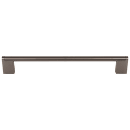 Princetonian Bar Pull in Ash Gray finish by Top Knobs - Contemporary Style