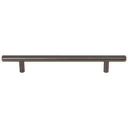 6-5/16" Hopewell Bar Pull in Ash Gray Finish - Top Knobs Contemporary Cabinet Hardware
