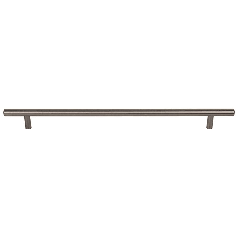 Hopewell Bar Pull in Ash Gray Finish by Top Knobs - 15" Contemporary Style