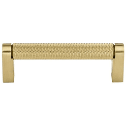 Contemporary 3-3/4" Amwell Bar Pull in Honey Bronze by Top Knobs