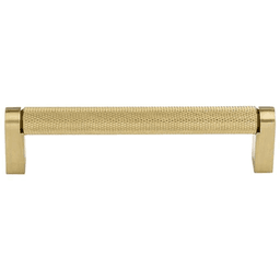 5-1/16" Amwell bar pull in Honey Bronze finish, part of Top Knob's decorative collection