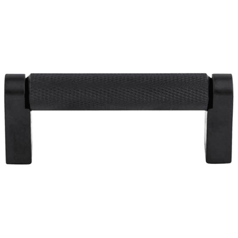 Contemporary 3" Amwell Bar Pull in Flat Black finish from Top Knobs