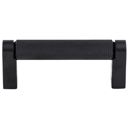 Contemporary 3" Amwell Bar Pull in Flat Black finish from Top Knobs