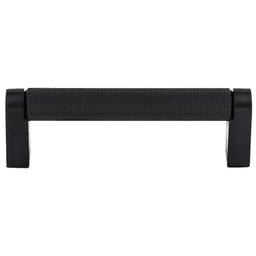3-3/4" Amwell Bar Pull in Flat Black finish - Top Knobs