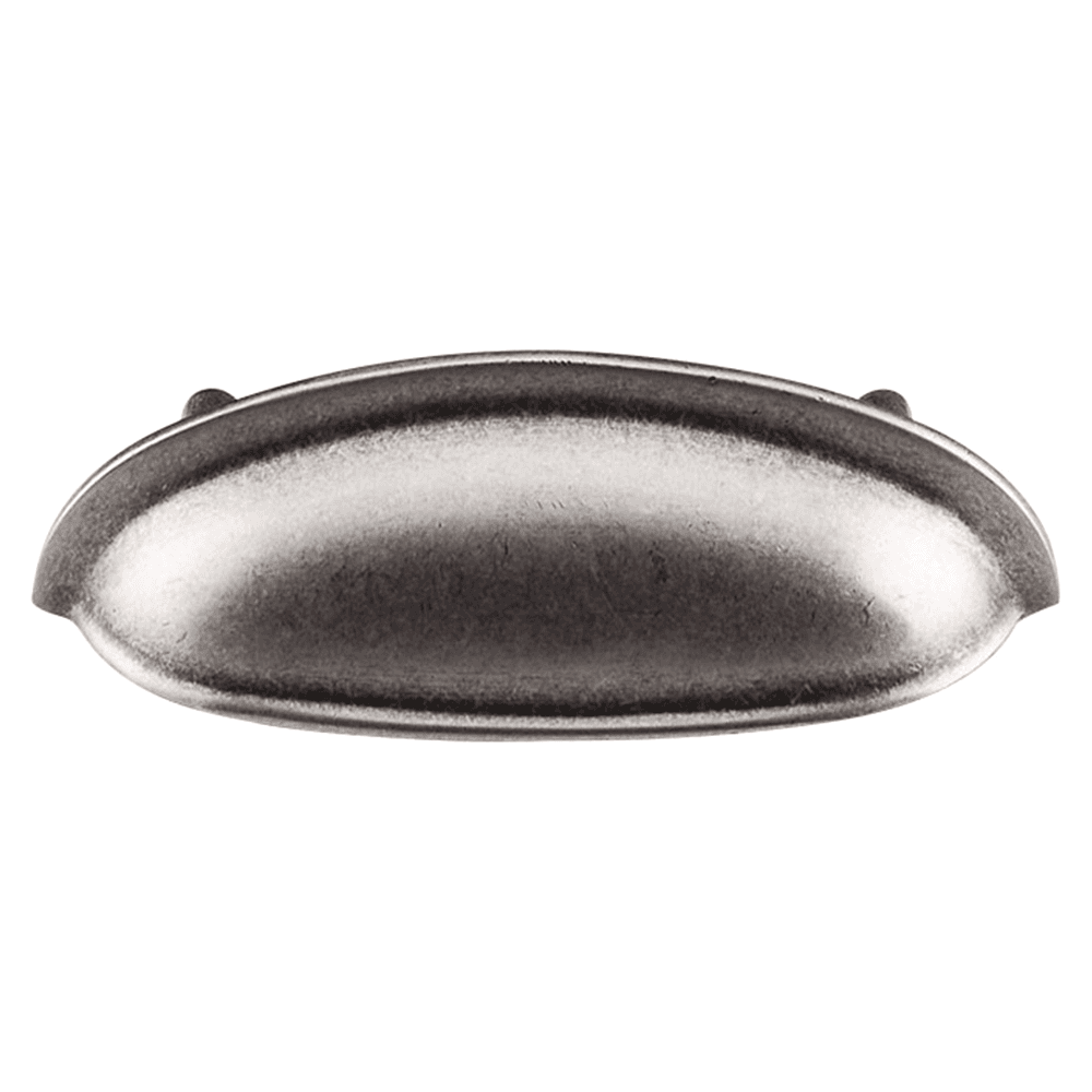 Antique pewter 3" Somerset Cup Pull by Top Knobs