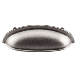 Antique pewter 3" Somerset Cup Pull by Top Knobs