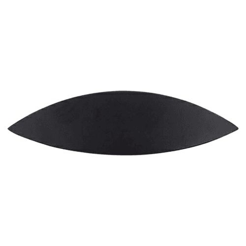 2&#45;1/2&quot; Nouveau Eyebrow Cup Pull, Flat Black - Main Image
