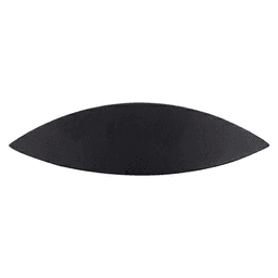 2&#45;1/2&quot; Nouveau Eyebrow Cup Pull, Flat Black - Main Image