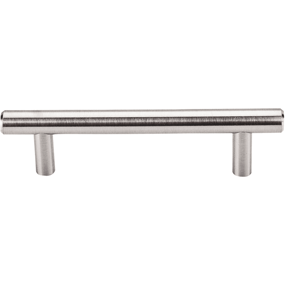 Sleek and Strong Brushed Satin Nickel T-Bar Pull by Top Knobs - 3-3/4" length, Pure Clean Lines