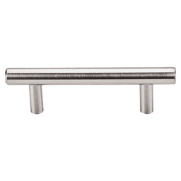 Brushed Satin Nickel T-Bar Pull from Top Knobs, 3 inches long