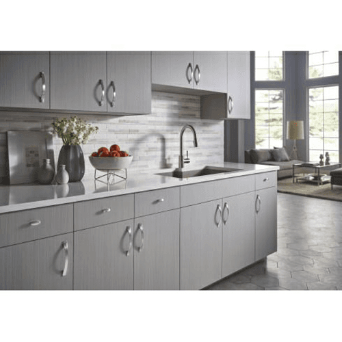 5/8&quot; Nouveau Oval Pull, Brushed Satin Nickel - Alt Image 1