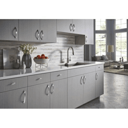 5/8&quot; Nouveau Oval Pull, Brushed Satin Nickel - Alt Image 1