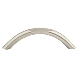 3&#45;3/4&quot; Nouveau Curved Pull, Brushed Satin Nickel - Main Image