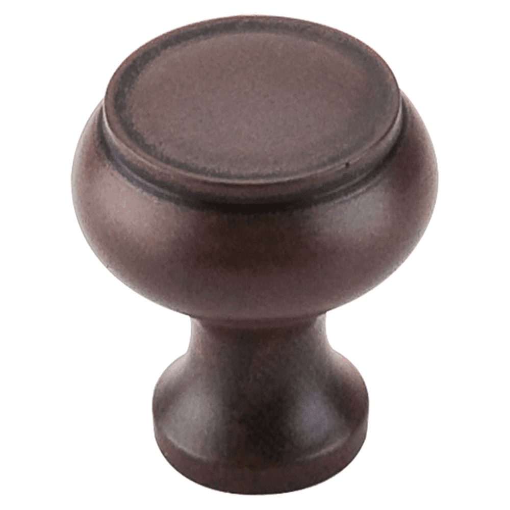 Decorative black knob for cabinets and drawers - Top Knobs