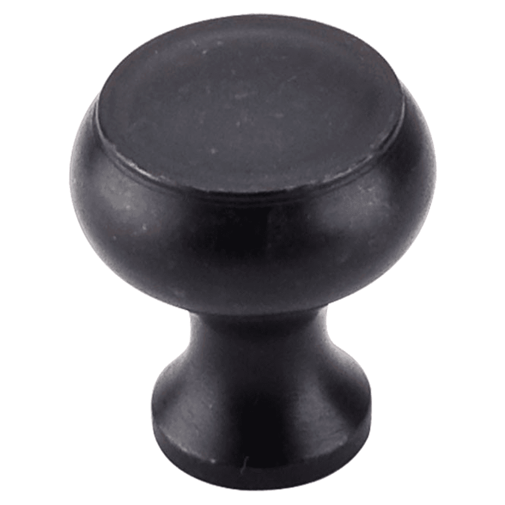 1-1/8" Normandy Round Knob in Patina Black - Top Knobs