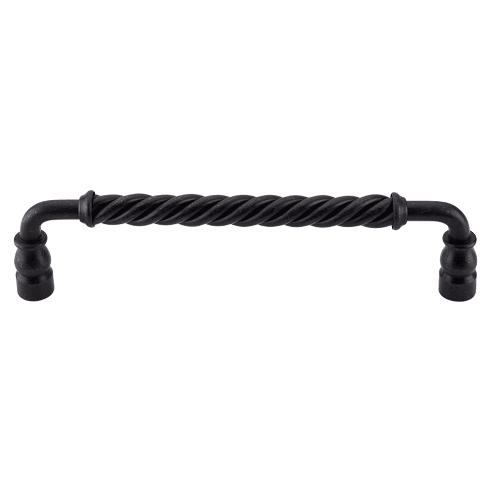 8" Normandy T-Bar Pull, Patina Black - Top Knobs - Birdcage and Twisted Wire Design - Timeless Warmth Decor