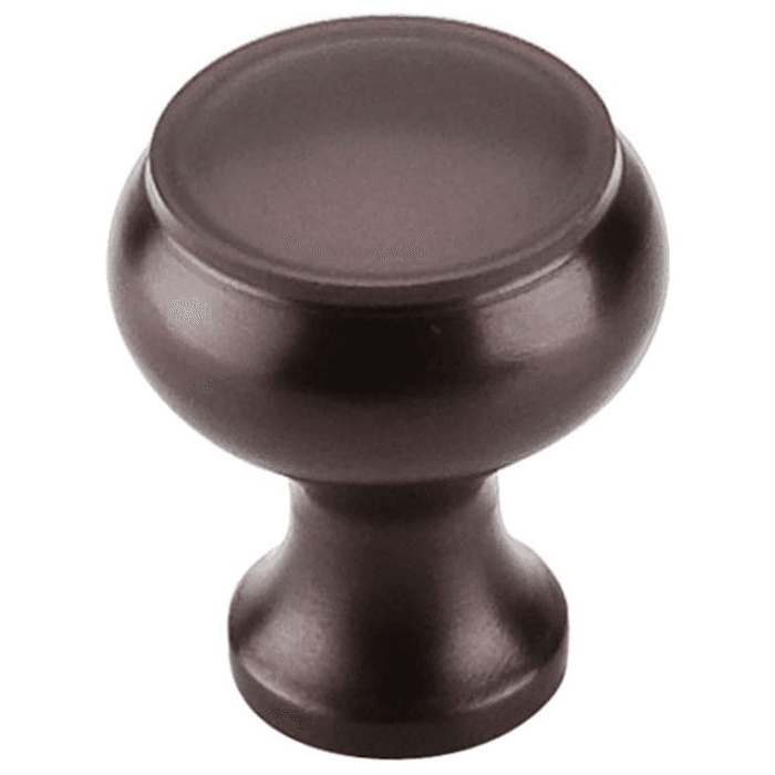 1-1/8" Normandy Knob in Oil-Rubbed Bronze - Top Knobs