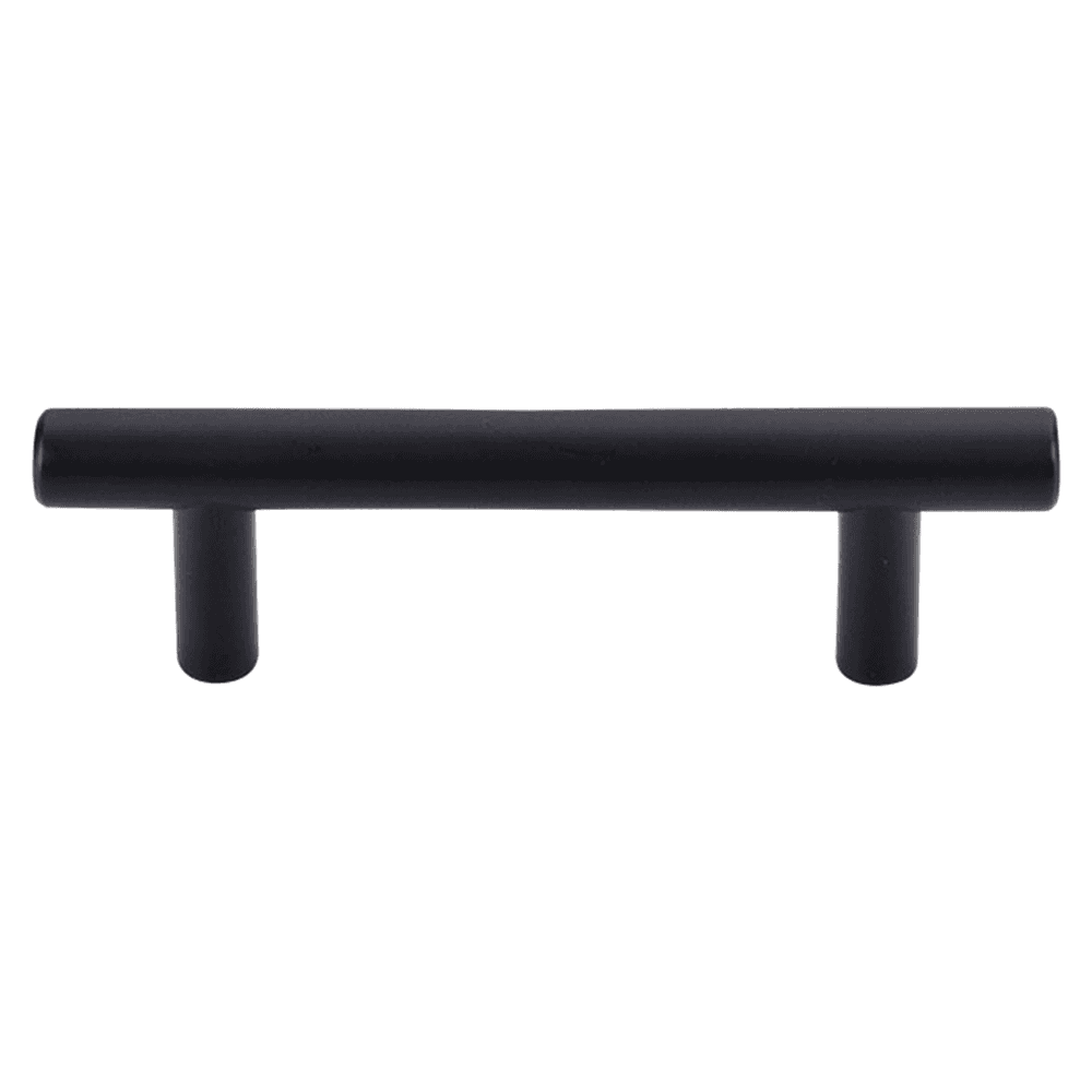 Flat Black Top Knobs T-Bar Pull - 3" Cabinet Hardware