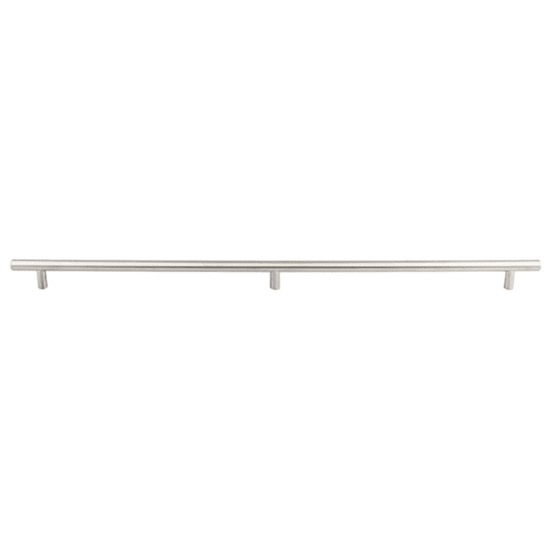 Stainless Steel Solid Bar Pull in Brushed Stainless Steel from Top Knobs