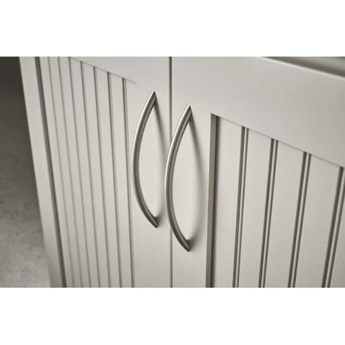 Stainless Steel Solid Bowed Bar Pull-Top Knobs