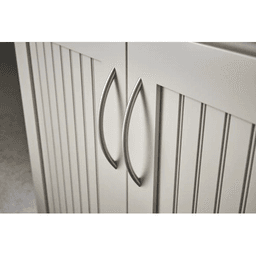 Stainless Steel Solid Bowed Bar Pull-Top Knobs