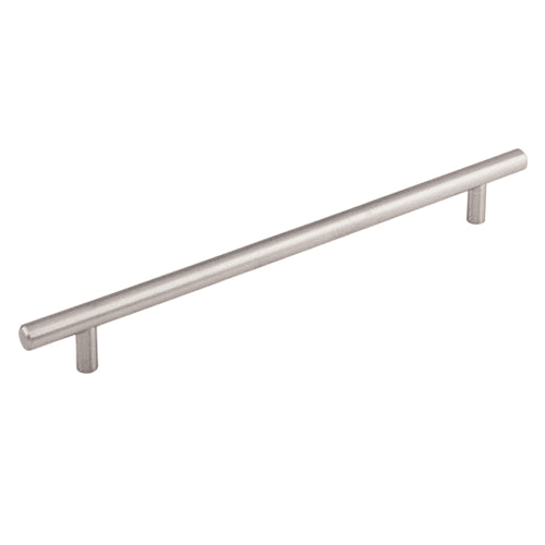 Stainless Steel Collection Hardware on Cabinet