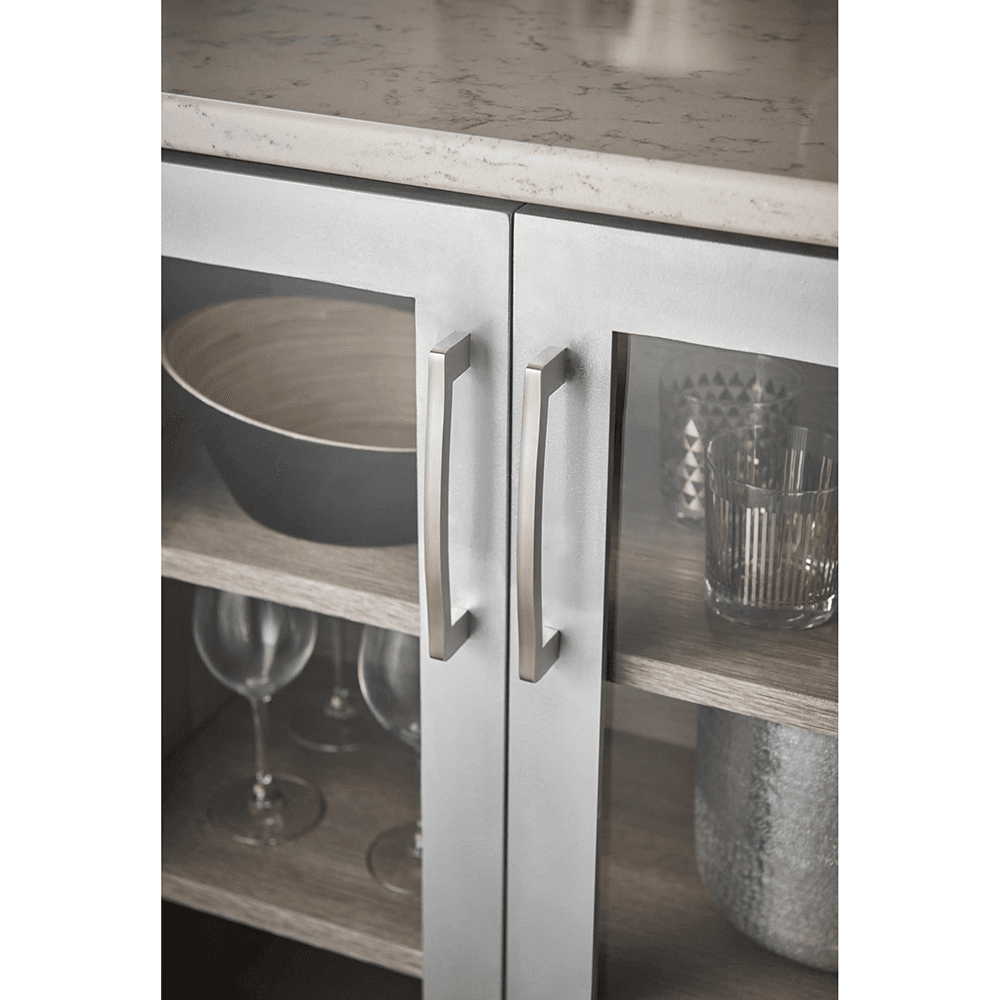 Stainless Steel Ashmore Pull in Brushed Stainless Steel finish, 6-5/16" long