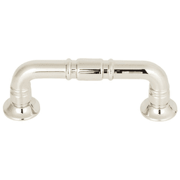 Grace Kent Pull in Polished Chrome by Top Knobs - Traditional and Transitional style