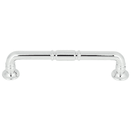 Grace Kent Pull in Polished Chrome by Top Knobs with Traditional and Transitional style